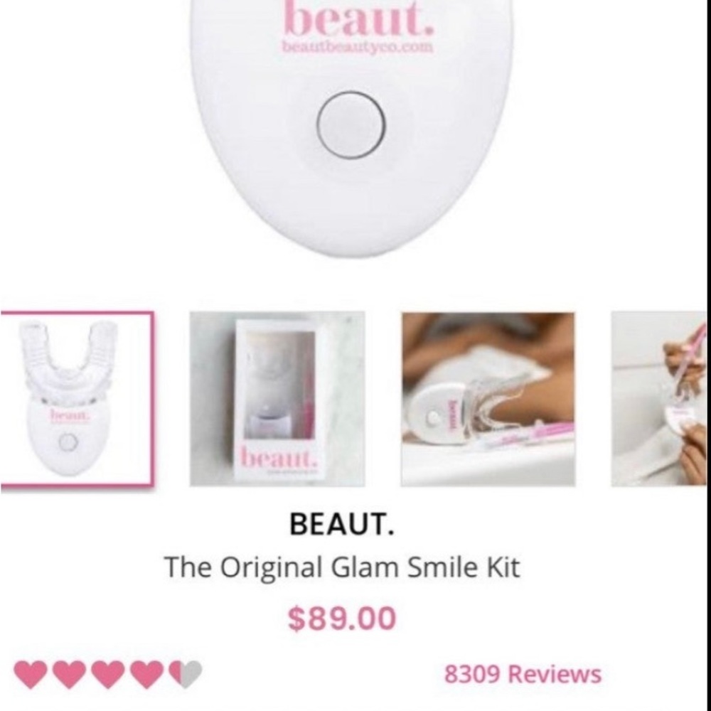 NWT…Beaut..LED teeth whitening kit!!